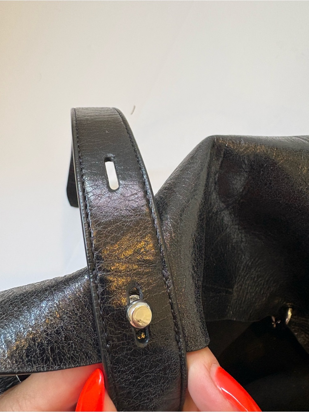 Rebecca Minkoff Black Leather Tote Bag - Picture 9 of 15